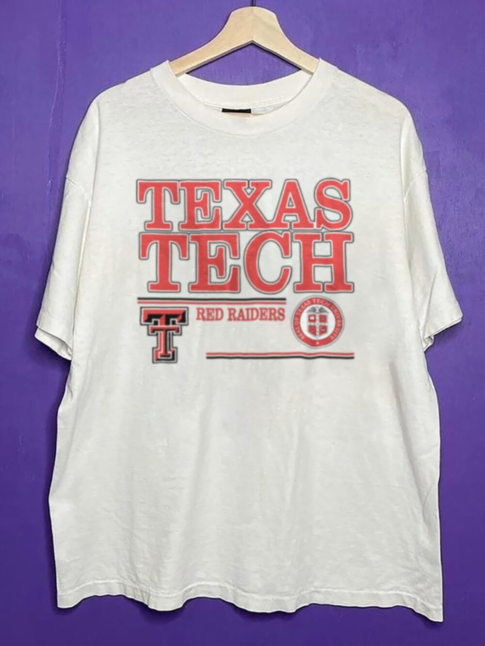 Vintage Texas Tech Red Raiders Shirt, Retro 90s Texas Tech University Shirt Tee